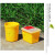 利器盒黄色废物医院用针头圆形锐器盒一次性小垃圾桶诊所 圆形5L（100个）