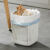 家用垃圾桶镂空创意客厅卧室厨房卫生间ins风办公室废纸篓简约风 镂空灰色
