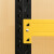 仓储货架 仓库置物架 多层金属展示架子 重型550kg150*50*200cm 黑黄