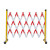 玻璃钢绝缘伸缩围栏电力安施工围挡可移动护栏防护栏警戒隔离栏 高1.2*2.5米长红白 超厚  高质 1.2*2.5米 固定款 黄黑色 超厚