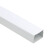 ABLEMEN PVC白色装配走线槽 阻燃绝缘明装室内穿线槽电线电缆网线过线槽 40*20mm方型槽 5米 （1米*5根装）