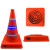 伸缩路锥 安全反光锥雪糕桶汽车交通道路应急警示路障设施可折叠 顶灯