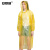安赛瑞 加厚一次性雨衣 户外登山应急成人套头雨披 黄色1件装 均码 3F01287