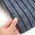 捷诺立 30398 防滑垫地垫地毯门垫进门厨房裁剪吸水门垫商用地垫条纹地毯深灰色-宽条纹0.9米宽*1米*6mm厚
