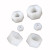 京采优选 尼龙六角螺母 塑料螺帽 塑胶尼龙PA66 白色螺丝帽 M6，500个/包（单位：包）