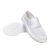 夏季 鞋四孔PU加厚软底白色无尘车间洁净鞋净化防护 工作鞋 白色四孔(PVC)底 34
