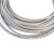 海斯迪克 HKCL-710 304不锈钢包塑钢丝绳PVC透明包胶涂塑绳 （7×7结构）4mm/5mm 