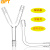 贝傅特 高硼硅玻璃连接管 外径9mm双通玻璃管U型Y型T型管玻璃导管实验室玻璃仪器 T型管（宝塔口） 