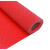 金诗洛 PVC铜钱纹塑料地垫子 塑胶地毯楼梯商场酒店卫生间 1.3牛筋普厚1.8m宽*1m红色 JM0024