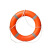 安达通 塑料救生圈 专业船用成人儿童游泳圈实心防汛救生泳池 2.5kg救生圈普通款