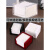 餐巾纸盒正方形定制印logo方巾抽纸收纳架奶茶餐厅饭店纸巾盒 乳白色 斜式易取纸巾架