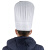 大杨396一次性无纺布加厚厨师帽 200顶 29*29cm 60g纤白高圆帽 厨房工作帽 