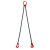 尚留鑫 起重链条吊索具2吨1米双腿G80锰钢组合吊具