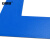 安赛瑞 桌面5S管理定位贴 办公用品物品定置标识标贴 T型 蓝色 50片装 长5cm宽5cm 28082