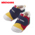 MIKIHOUSE儿童学步帆布鞋透气软底防滑婴儿鞋 一阶段拼色12.5cm