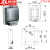 断路器透明防水盒窗口配电箱保护窗罩监视观察窗开关IP67防溅盖盒 三回路kl5-3b(可挂锁)