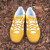阿迪达斯 （adidas）T头鞋 originals Gazelle 黄白防滑耐磨低帮板鞋 HQ8716 IF1809 36