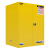 固耐安 油桶柜 110加仑双桶油桶防火 黄色 双门 双锁结构