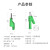 汇君黄铜鳄鱼夹 带硅胶线转4mm香蕉插头10A耐高压1000V电力测试线导线 红色0.5米