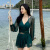 OKOJ品牌泳衣女时尚连体大码泡温泉海边性感遮肉比基尼夏季新款 白色 XL（155-170CM 112-125斤）