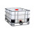 奕多美 全新IBC吨桶500L白色卧式储水桶塑料化工桶 YDM-HXP-XDT