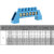  森扬SNAYN桥型零线排接线端子配电箱接地铜排12孔8*12（5个绿）
