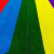 谋福 133 人造草坪幼儿园仿真花园假草皮地毯彩色草红黄蓝紫彩色虹跑道塑料  彩色跑道定做30MM(50平方整卷)