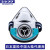 日本重松制作所/SHIGEMATSU防尘防毒口罩面具TW01C焊接防烟矿山打磨喷漆涂装TPE材质 瓷白灰面具主体M码一个不含滤芯