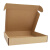 工百利 飞机盒快递盒 特硬(328*265*80MM) 纸箱牛皮纸包装盒三层打包箱子 10个