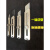 9-18-25mm全304不锈钢美工刀架刀柄重型全钢金属工业级壁纸刀手工 H25尖角(0.9刀片) 螺丝三套