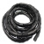 耐盾高 缠绕管 塑料绕线理线保护套黑色螺旋整线器束线管 8MM 一包12米