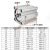 锡膏印刷机小型气动CDQ2B薄型气缸CQ2B25-5/10/15/20/30/35/40*50 CQ2B25-20D加强