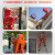 meikang美康 消防员防护服连体式PVC防蜂服套装 MKF-09 橘色L