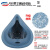 【精选好物】防毒面具7502防尘面罩喷油漆甲醛化工气体电焊硅胶农 天蓝色