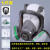 LISM防毒面具全面罩喷漆专用防尘口罩防工业粉尘防护罩放毒氧气呼吸器 6100多功能面具+1号防尘毒套装