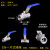 201/304不锈钢球阀 不锈钢一片式球阀4分6分1寸2寸1PC螺纹球阀 304材质 2分1/4