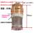 水泵过滤柴油止回单向油管底不锈钢过滤网DN15-4寸止回 DN65=2.5寸铜芯1105克有量