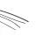 奈鑫 304不锈钢包塑钢丝绳 黑色包塑钢丝绳 一米价格 黑色包塑1.2mm/7*7