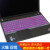 优微客联想Thinkpad键盘膜P15v E15P15sL15 屏幕膜蓝光保护膜 半透紫色键盘膜 黑将S5/S5 Yoga