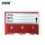 安赛瑞 货架物料计数磁性卡套（10个装）3位计数 55×75mm 红色 软磁款 仓库货架软磁标签牌13371