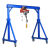 森美人 移动式龙门架 小型升降航吊起重机工地可拆卸天车电动葫芦简易龙门架 3吨【高2.5米宽2.5米】 