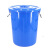 金固牢 加厚塑料水桶大白桶 酒店用桶大容量塑料储水桶厨房垃圾桶发酵胶桶 100L带盖