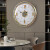伯莎丹顿（BERTHA DENTON）欧式挂钟现代轻奢贝壳北欧挂钟纯铜挂墙表时尚简约客厅创意时钟 黄铜加贝壳 大 自动对时