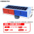 豫选工品 一体太阳能爆闪灯道路施工频闪红蓝双面路障交通太阳能警示灯LED爆闪 一体【四灯】爆闪灯