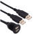 面板USB双口防水数据信号延长线HDMI高清Type-C板端RJ45连接器 VL-M26USB3.0AF2-AM2，3.0两A 两米带固定大支架