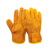 电焊手套牛皮防烫焊工耐磨焊接短款柔软加厚劳保防护工作手套 黄色12双