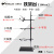 铁架台实验室全套配件不锈钢实验架十字夹试管夹烧瓶铁夹子国标60 普通铁架台/高60cm/重1.1KG