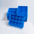 塑料收纳零件盒分格多格盒归类整理分类五金工具螺丝周转箱长方形加厚 350小横四格：375*276*85（加厚）
