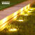 爱迪普森（IDEAPOST）AD-DMDP120 LED220V地埋灯照墙灯户外防水地射灯花园草坪灯室内公园景观灯6W暖光
