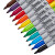 sharpie马克笔套装迷你型4色FINE12-24色宇宙色极细12色美国进口彩绘笔绘画笔记号笔 1MM套装24色